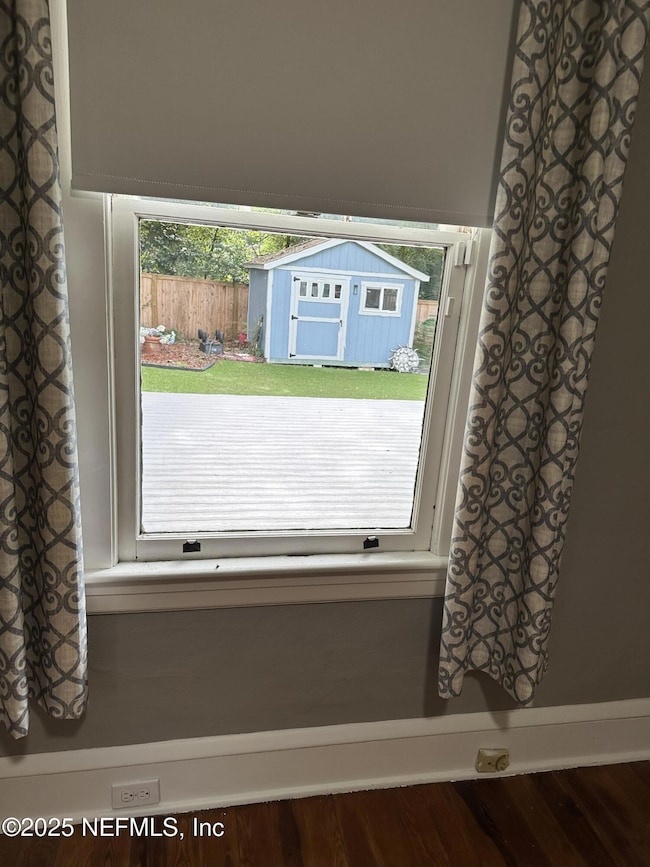 Bedroom 2 window looking into back yard