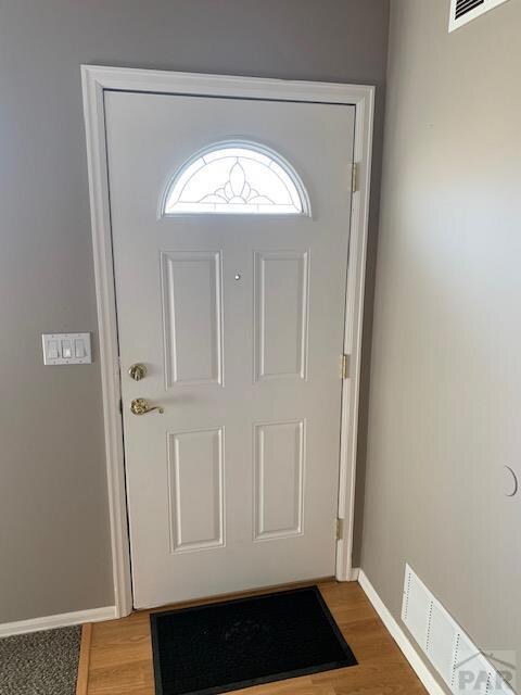 Front door - inside view