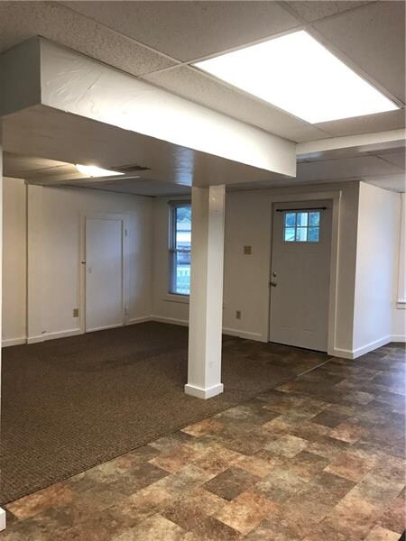 Open concept kitchen to living room