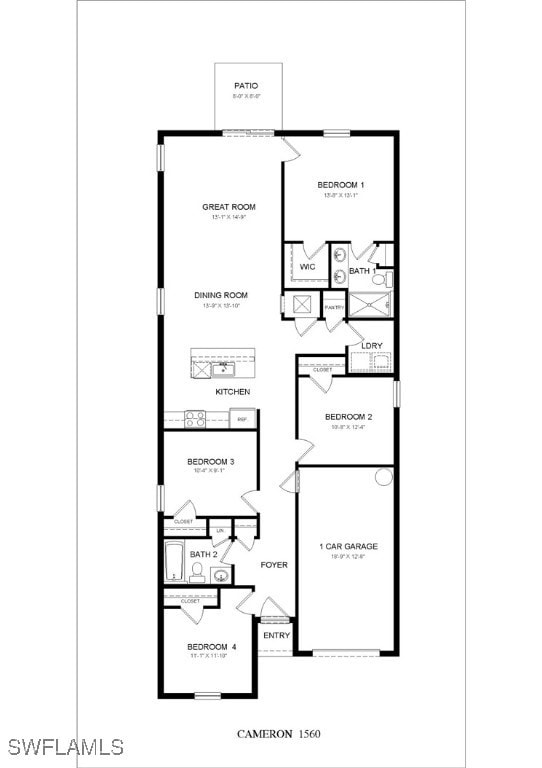 View of room layout
