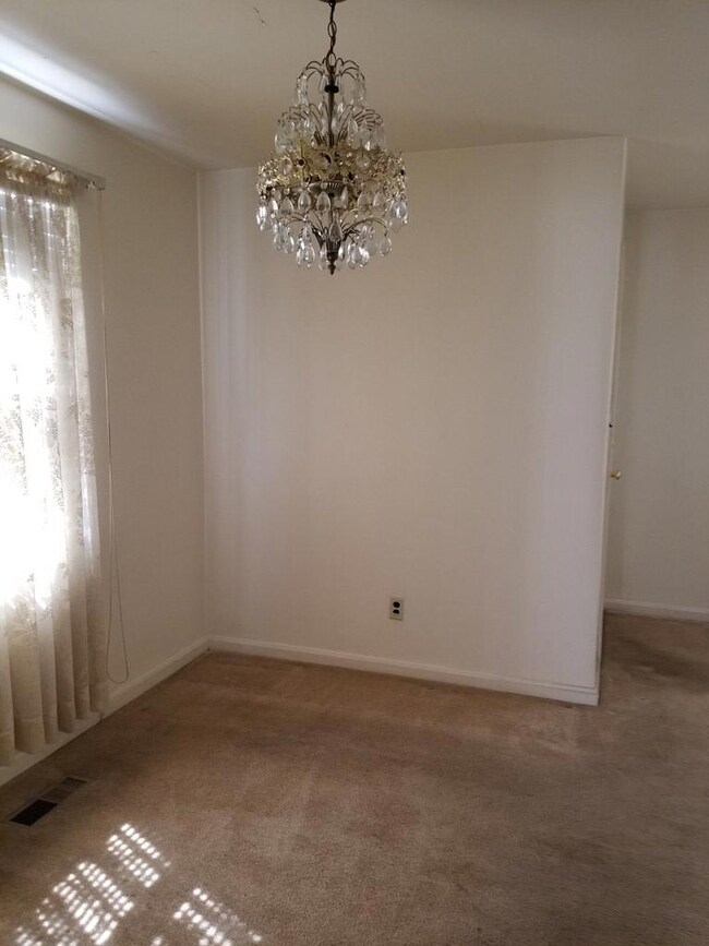 Dining Room with Chandelier
