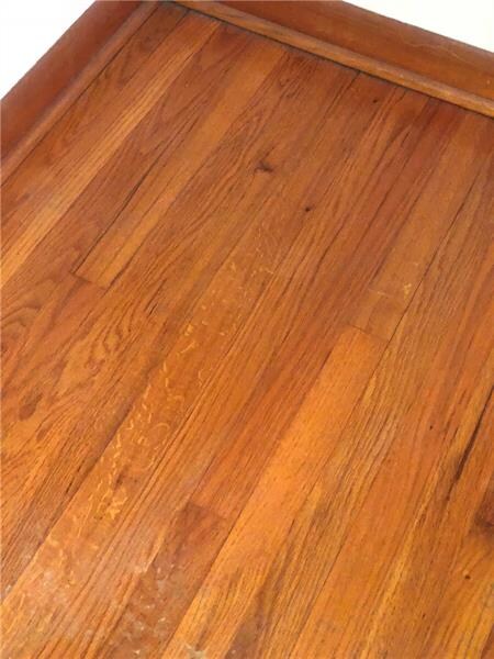 Under the carpet is this beautiful hardwood floors