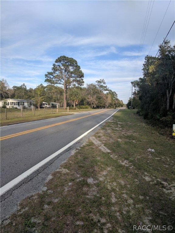 View from front of property looking down Grover Cleveland