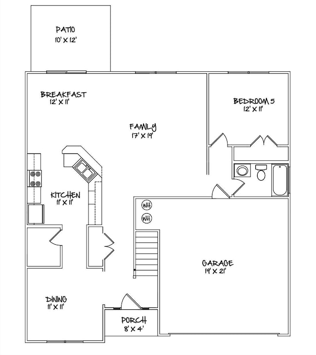 Williamsburg first floor plan