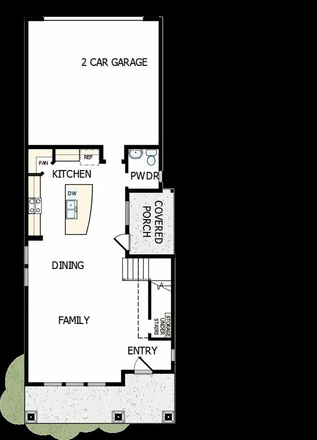 The success of a floorplan is the way you can move