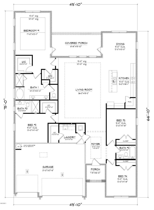 Hawthrone Floor plan