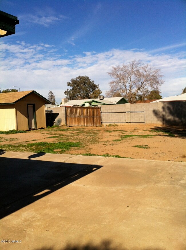 Backyard with plenty of space