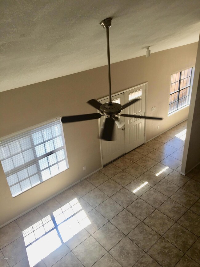 UPSTAIRS VIEW OF FAMILY ROOM