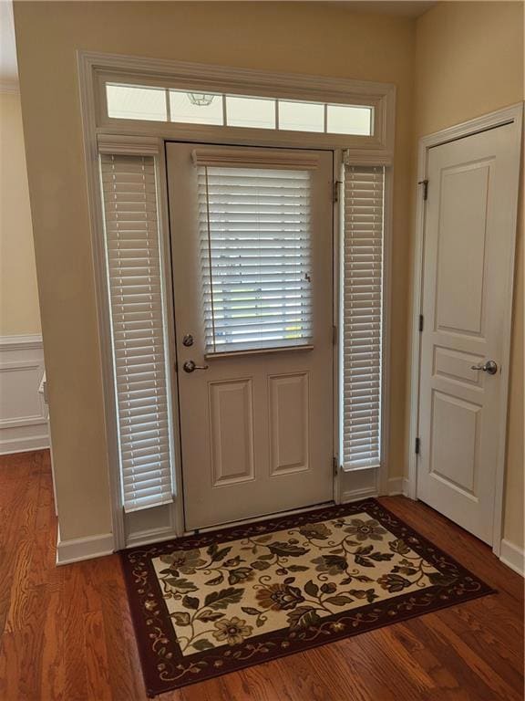 One step inside the foyer reveals a very well maintained home. Coat closet.