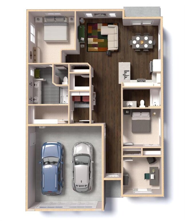Birds-eye rendering