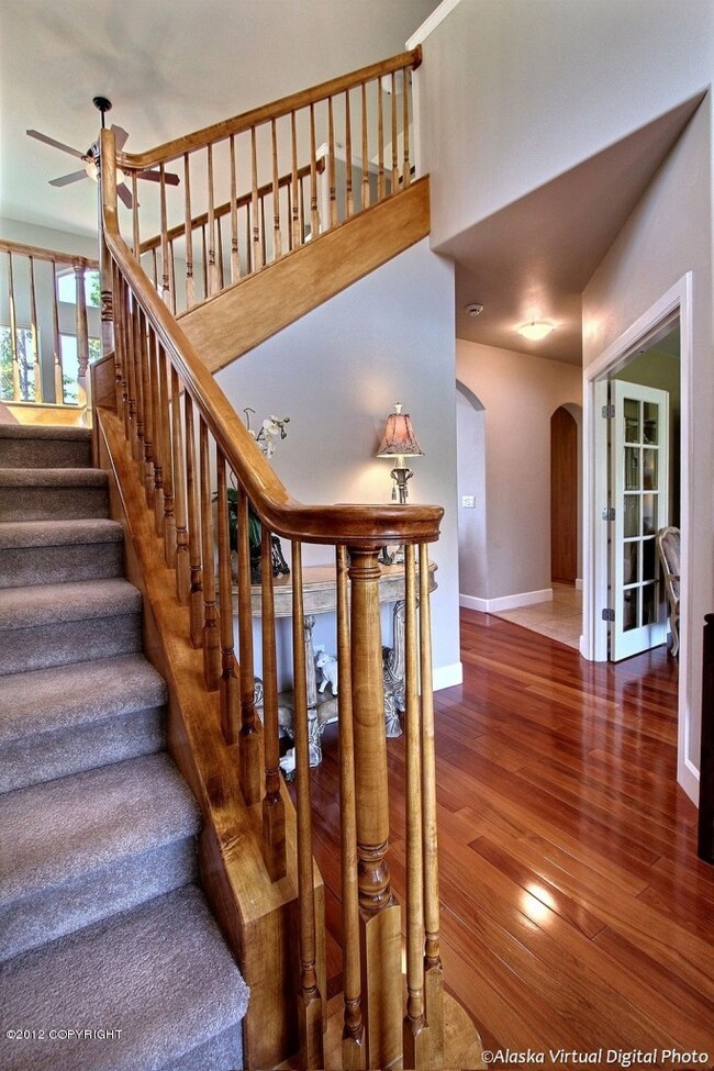 Stairway to Bedroom Level