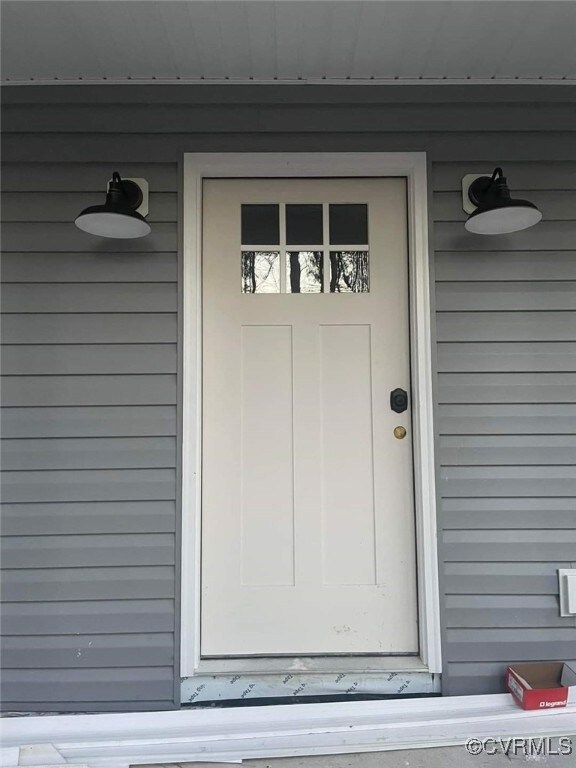 View of entrance to property