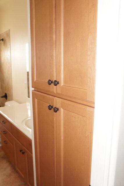Hall Bath Linen Storage