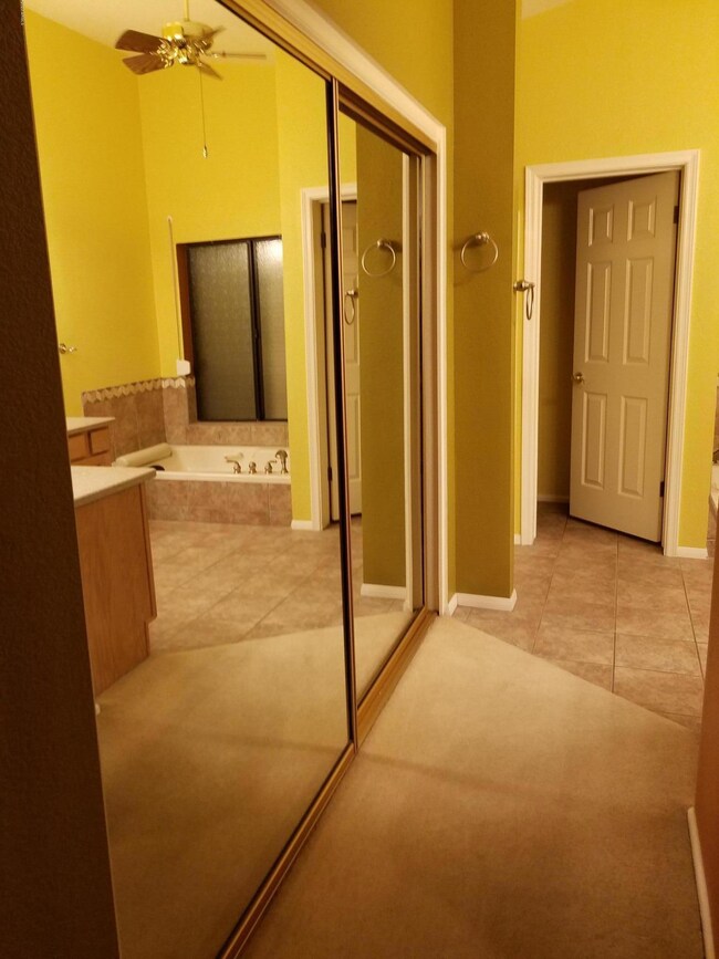 master bath mirrored doors