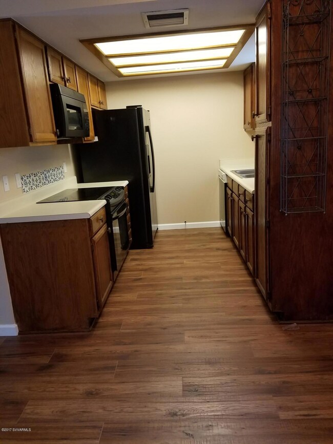 Kitchen with newer appliances