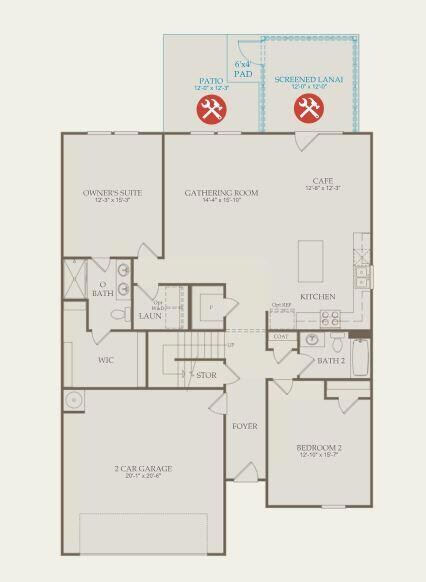 Starling 1st Floor plan