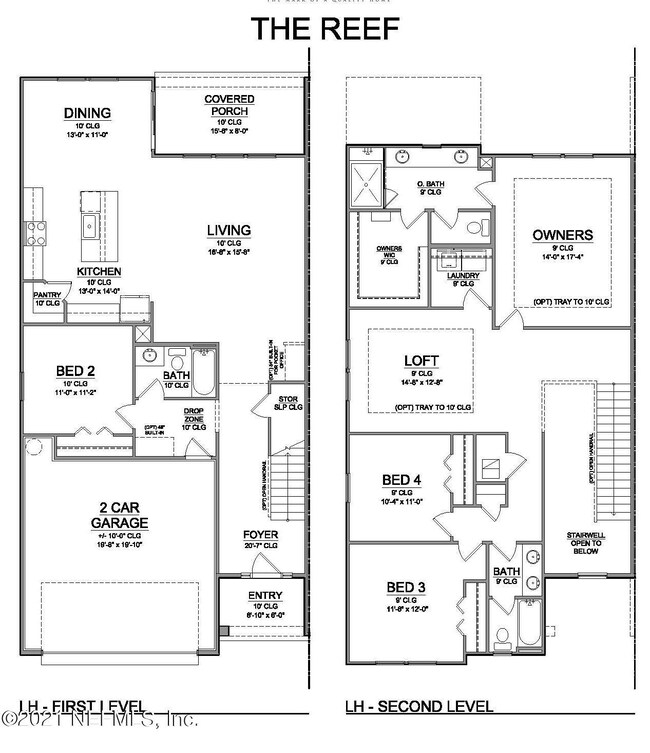 The Reef floorplan