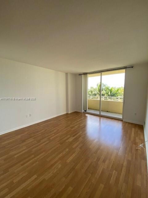 Spacious living room area.
