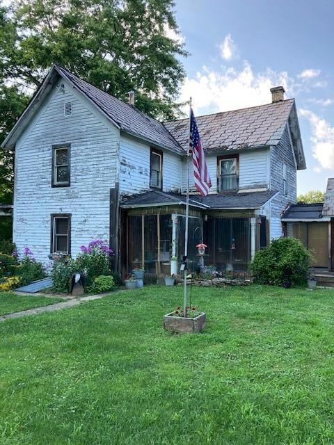 Rear of house
