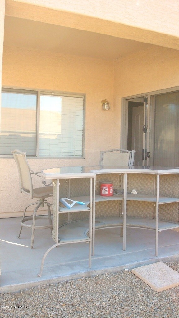 Back patio