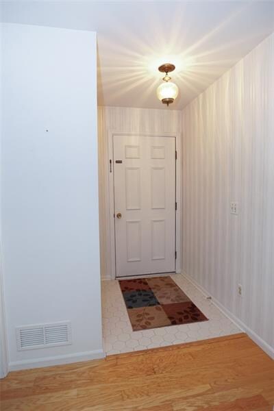 View of the home's formal entry.