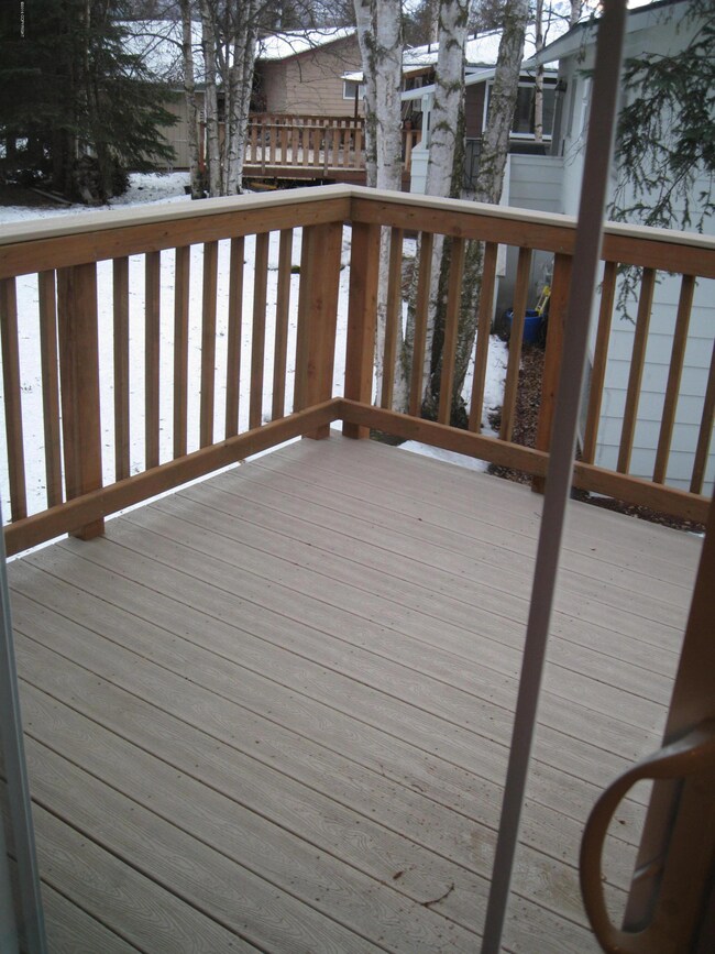 BBQ deck off of dining area