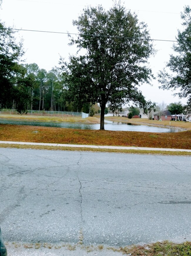 Pond view in-front of home