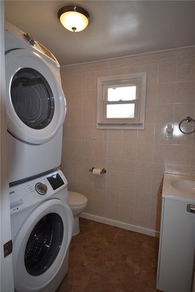 Half-Bath with laundry hook-up.