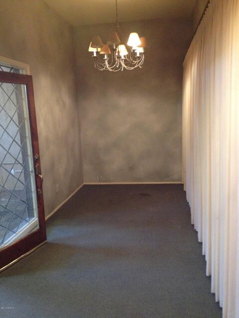 Carpeted area