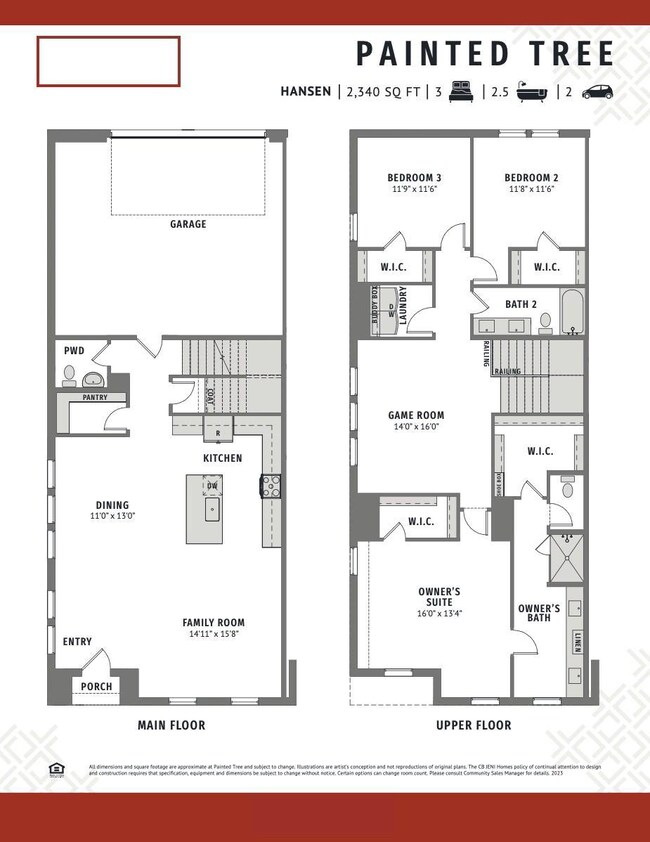 Our new Hansen floor plan offers great entertainin