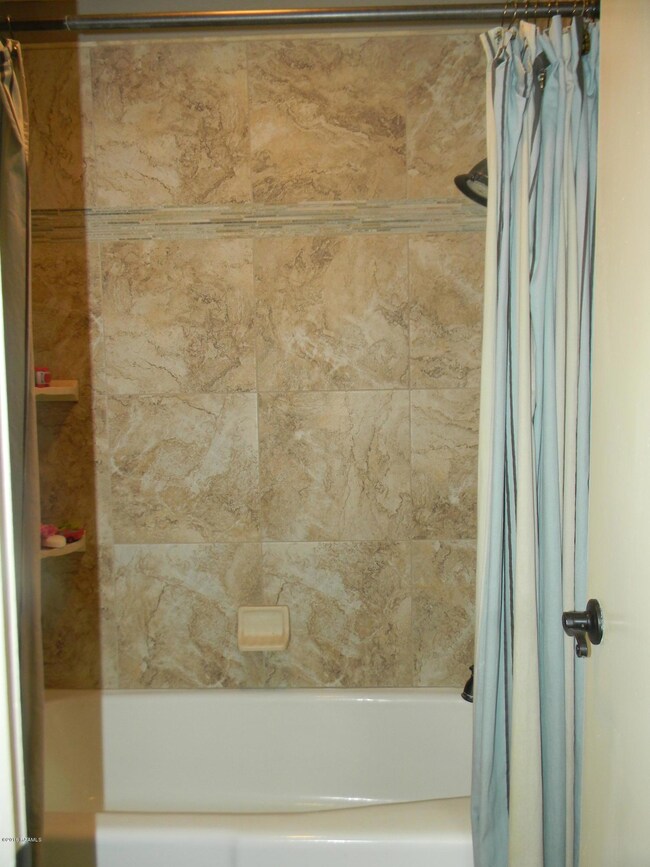Guest bath and shower tile surround