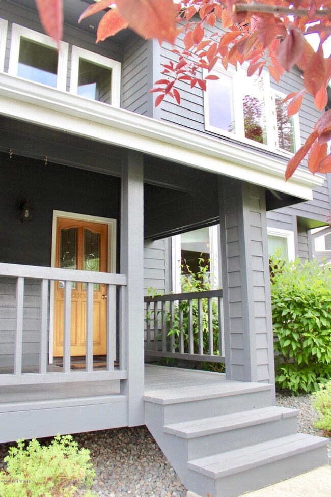 Covered front porch