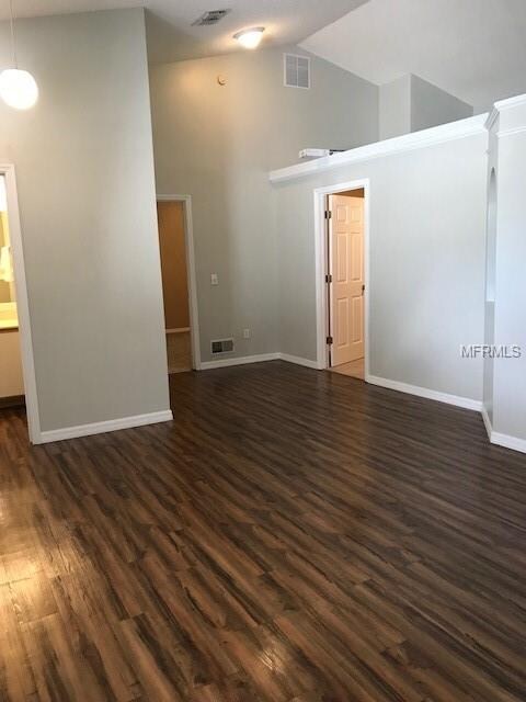 View front corner of Formal living room, door to t