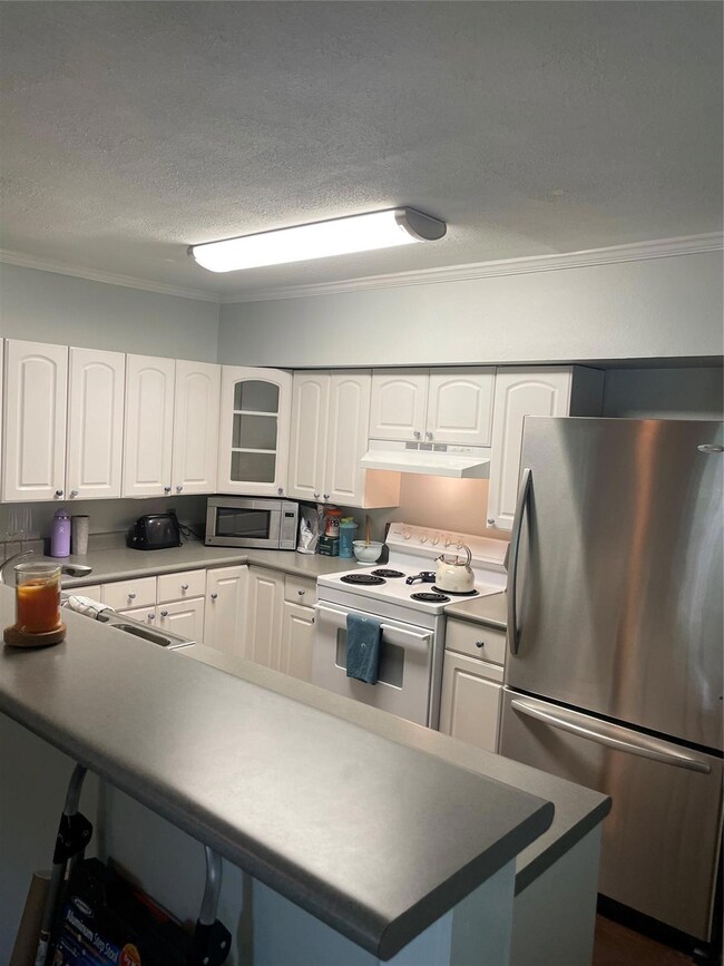 Looking at kitchen from living area