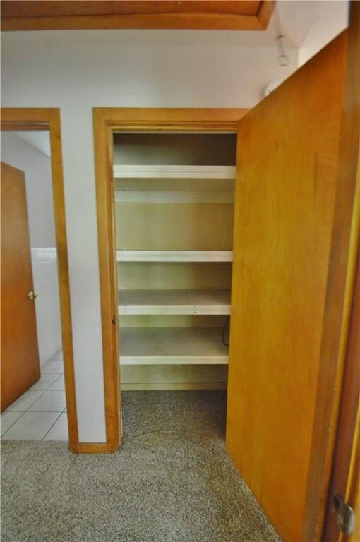 Hallway linen closet.