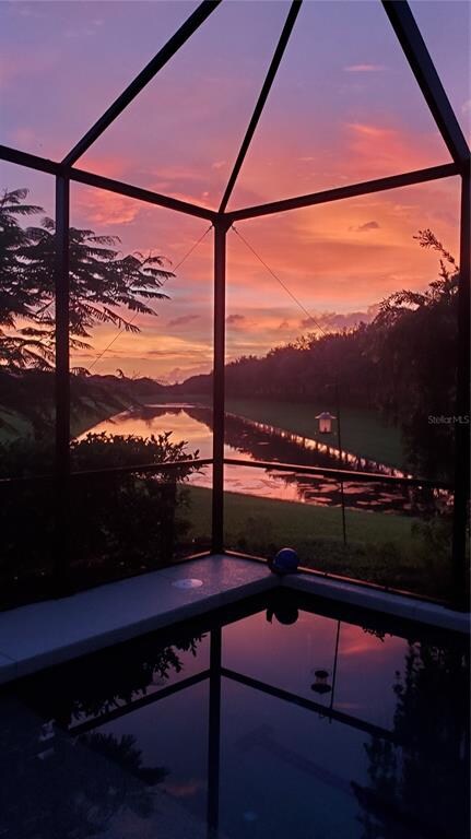 Sunset from the lanai