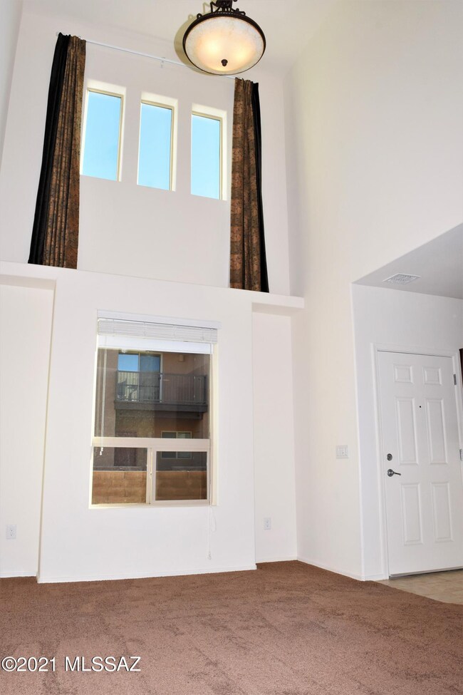 High Ceilings - Curtains on Remote
