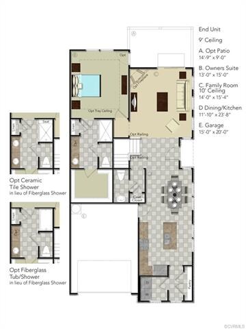 FIRST FLOOR - This home includes the covered scree