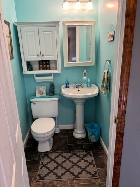 HALF BATH IN MUDROOM