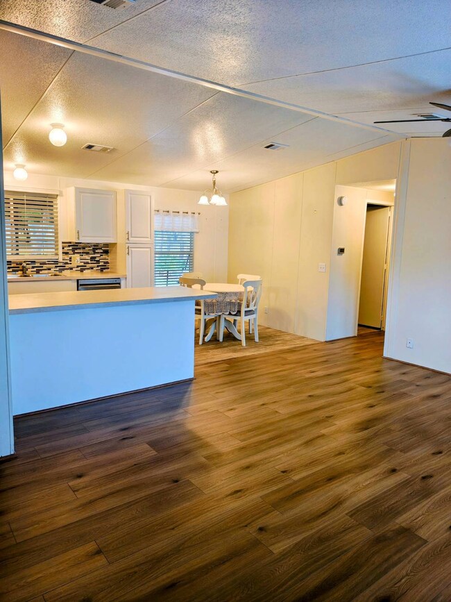 Living Room into Kitchen