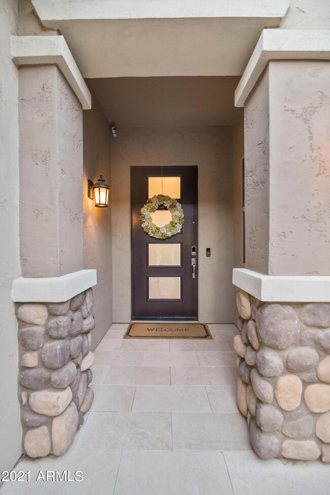 Entrance to the home