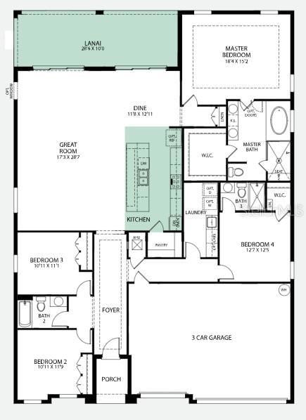 Open Floor Plan