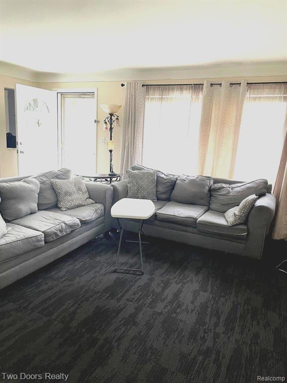 large living room with two couches