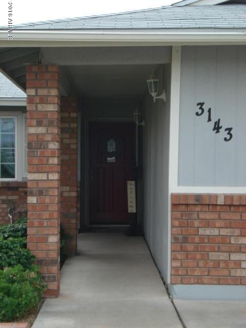 Covered front entry