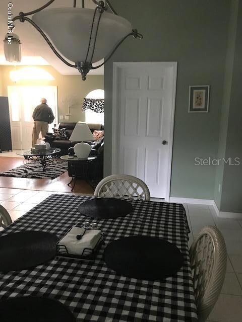 dining area to living room