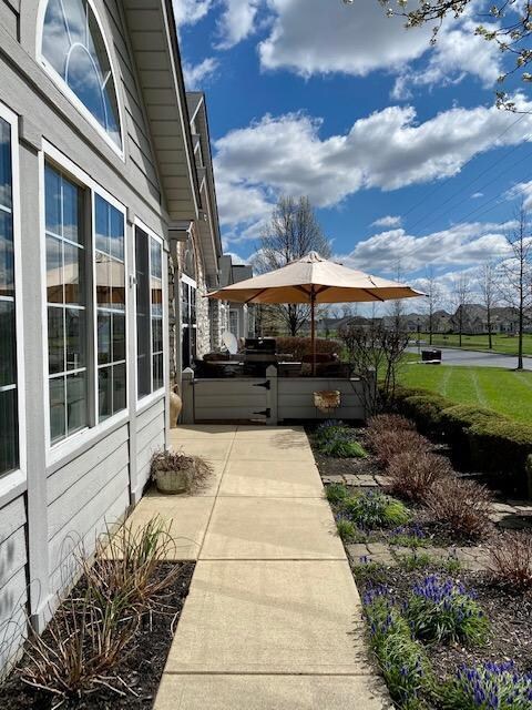 Front sidewalk