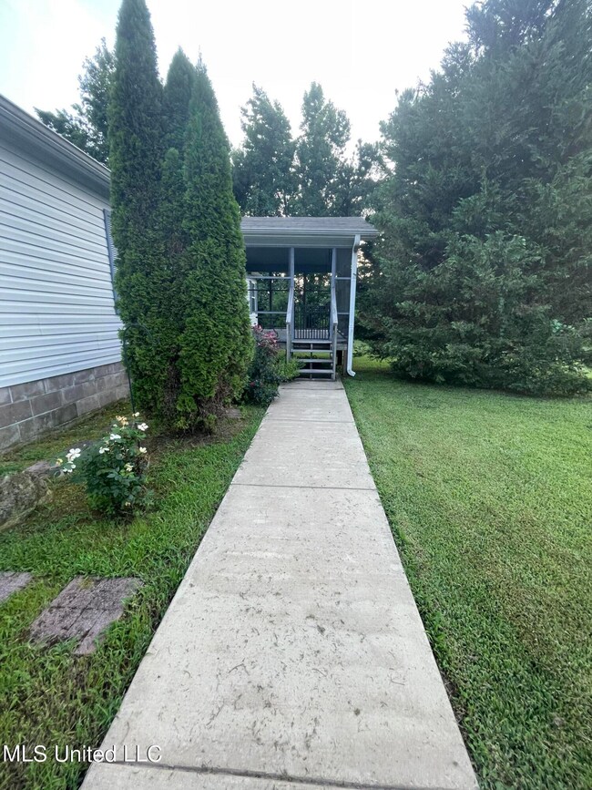 Sidewalk to Porch