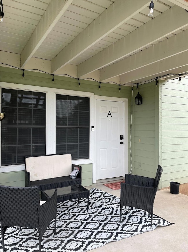 View of patio