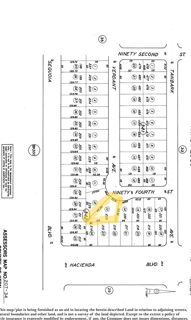 94th assessors map