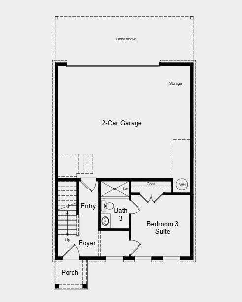 Lower Level Floor Plan - Structural options added 
